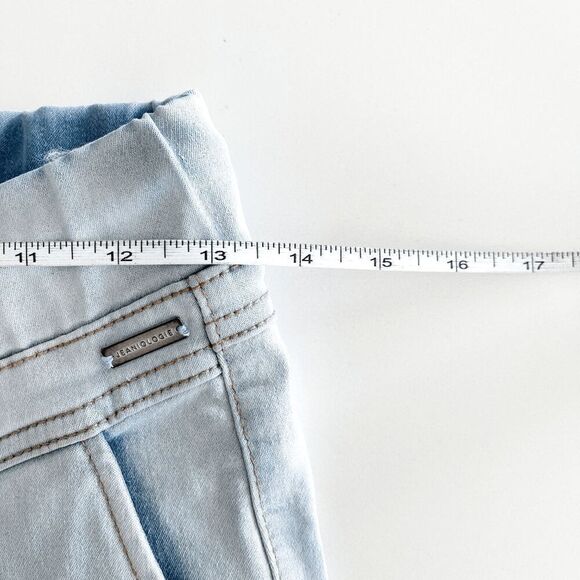 Jeaniologie Womens Classic Denim Regular Rise Jogger Jeans Faded Blue Size 2 - Picture 8 of 10